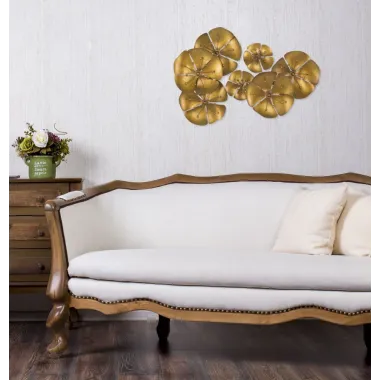 Płyta ze stali FLOWE GOLDY -B- 80x6x57 cm